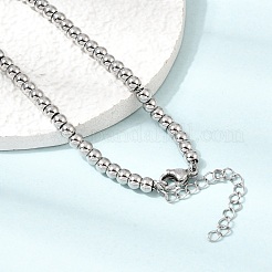 4MM Round 304 Stainless Steel Beaded Necklaces for Man and Women&nbsp;SA-CBAB767-16P