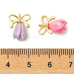 3Pcs 3 Colors Dyed Natural Shell Pendants&nbsp;PALLOY-JF05411