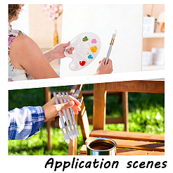 10Pcs 4 Styles Polyester Paint Brush&nbsp;AJEW-GO0005-35