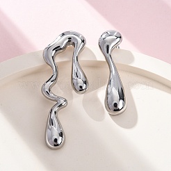 Non-Tarnish 304 Stainless Steel Stud Earrings for Women&nbsp;EJEW-S227-37P
