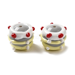 Hand Painted Acrylic with Enamel Beads&nbsp;MACR-K354-38B