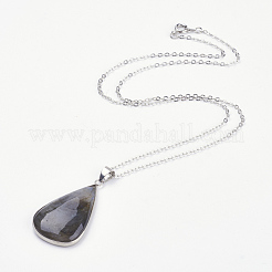 Brass Pendant Necklaces&nbsp;NJEW-JN02046