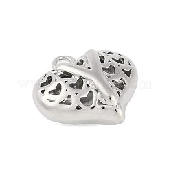 Hollow Brass Pendants for Valentine's Day&nbsp;KK-M289-03Y-P