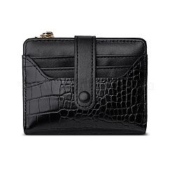 PU Leather Crocodile Textured Zipper Wallets&nbsp;PW-WG74C64-01