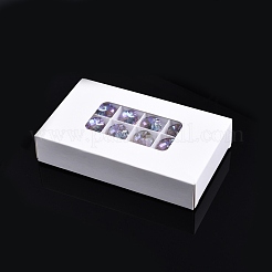 Electroplated Glass Pendants&nbsp;EGLA-N006-062