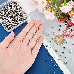 400 Pcs 5 Style Rack Plating Brass Beads&nbsp;KK-PH0005-30P