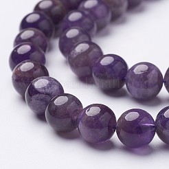 Round Amethyst Beads Strands&nbsp;GSR10mmC062