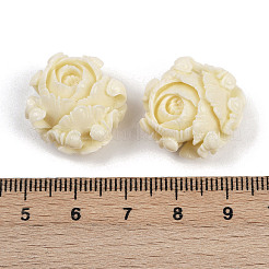 Dyed Synthetic Coral Carved Beads&nbsp;CORA-D035-01B