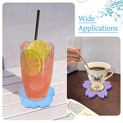 4Pcs 4 Styles Cup Mat Silicone Molds&nbsp;SIL-BG0001-01