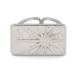 304 Stainless Steel Ring for Women&nbsp;RJEW-U014-18P