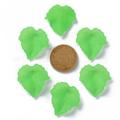 Autumn Theme Transparent Frosted Acrylic Pendants&nbsp;PAF002Y-7