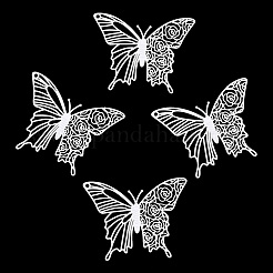 Spray Painted 430 Stainless Steel Filigree Pendants&nbsp;STAS-TAC0018-25A
