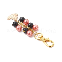 8Pcs Halloween Glass Pearl & Alloy Enamel Pendant Decorations&nbsp;HJEW-JM03685