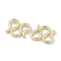 Brass S-Hook Clasps&nbsp;KK-P284-12G-02