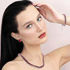 1 Bag Brass & Glass & Iron Jewelry Sets&nbsp;SJEW-UN0001-28