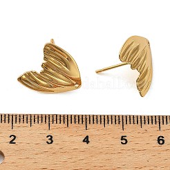 Brass Stud Earring Findings&nbsp;KK-P285-03G