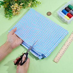 Tartan Pattern Cotton Fabric&nbsp;DIY-WH0591-273D