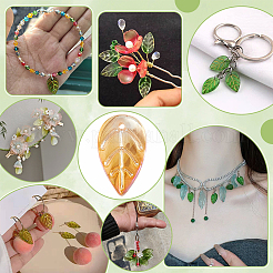 100Pcs Handmade Lampwork Pendants&nbsp;LAMP-PH0001-53B