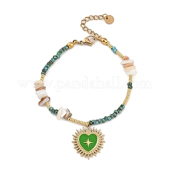 304 Stainless Steel Seed Bead Bracelets for Women&nbsp;BJEW-U012-02G