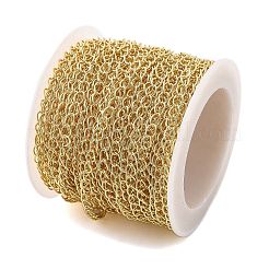 Brass Curb Chains&nbsp;KK-P304-02A-KCG