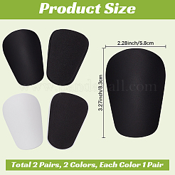 2 Paris 2 Colors Plastic Shin Guard&nbsp;AJEW-CN0007-04