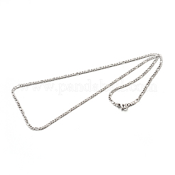 Tarnish Resistant 304 Stainless Steel Figaro Chain Necklaces&nbsp;STAS-M174-033P