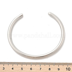 Non-Tarnish 304 Stainless Steel Simple Thin Cuff Bangles&nbsp;BJEW-P296-02P