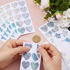 60Pcs 2 Styles Glasindi Paper Picture Stickers&nbsp;STIC-HS0001-01