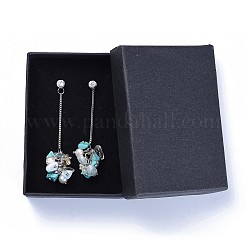 Chip Synthetic Turquoise&nbsp;EJEW-JE03227-03