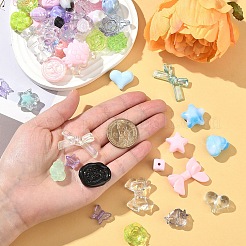 60G Opaque & Transparent Acrylic Beads&nbsp;MACR-YW0003-82A