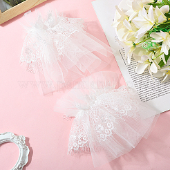 Polyester Lace Arm Oversleeves for Bride&nbsp;AJEW-WH20120-24A