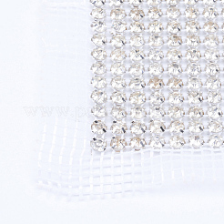 Brass Mesh Rhinestone Sheets&nbsp;CHC-T005-SS18-01S