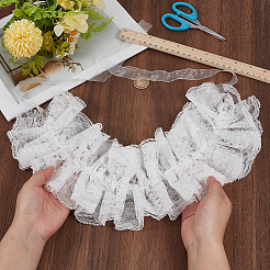 1Pc Detachable Polyester Lace False Collar&nbsp;AJEW-CY0003-17