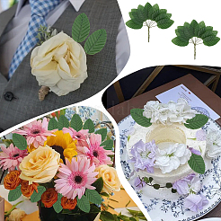 200Pcs Silk Cloth Artificial Leafs&nbsp;AJEW-CN0004-07B