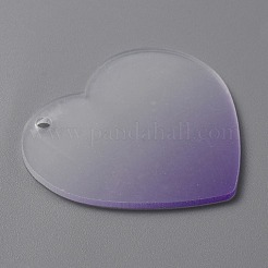 Gradient Transparent Acrylic Disc Big Pendants&nbsp;LS-FIND-WH0032-54E