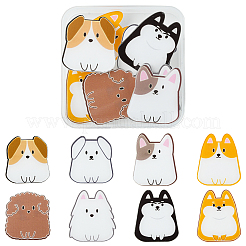 8Pcs 8 Styles Acrylic Brooches&nbsp;FIND-CJ0001-94