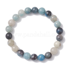 Round Natural Trolleite Beads Stretch Bracelets for Women&nbsp;BJEW-JB12731