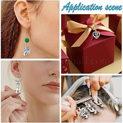 32Pcs 16 Style Alloy Pendant Locking Stitch Markers&nbsp;HJEW-CJ00044