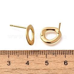 Brass Stud Earrings&nbsp;KK-K294-31G