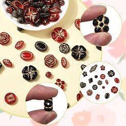 100Pcs Acrylic Beads&nbsp;OACR-SC0002-42