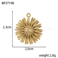 304 Stainless Steel Pendants&nbsp;STAS-OY005-65G