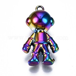 Rainbow Color Alloy Pendants&nbsp;PALLOY-S180-191-NR
