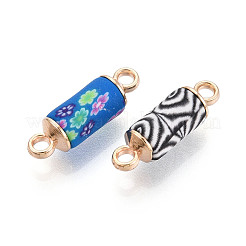 Polymer Clay Column Links Connector Charms&nbsp;CLAY-T022-26M-A01