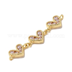 Rack Plating Brass Connector Charms&nbsp;KK-O142-59G