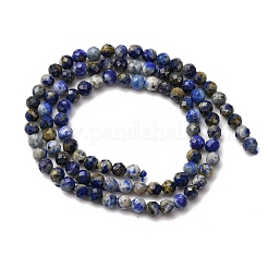 Natural Lapis Lazuli Beads Strands&nbsp;G-RM2025-A41-4mm-A