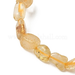 Natural Rutilated Quartz Bead Stretch Bracelets&nbsp;BJEW-K213-20
