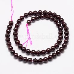 Natural Garnet Bead Strands&nbsp;G-P217-33-6mm