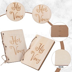 Creative Wooden Greeting Cards&nbsp;DIY-WH0349-171D