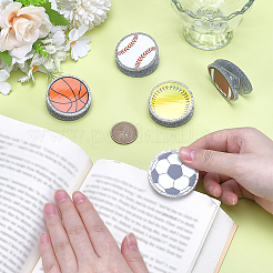 5Pcs 5 Styles Acrylic Paper Clips&nbsp;HJEW-SP0001-67