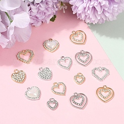 24Pcs 12 Styles Alloy Charms&nbsp;FIND-YW0006-77